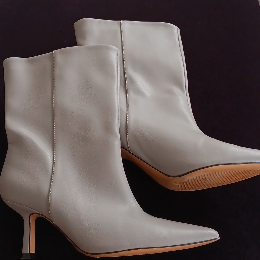 H&M heeled Ankle Grey Booties Size 37
